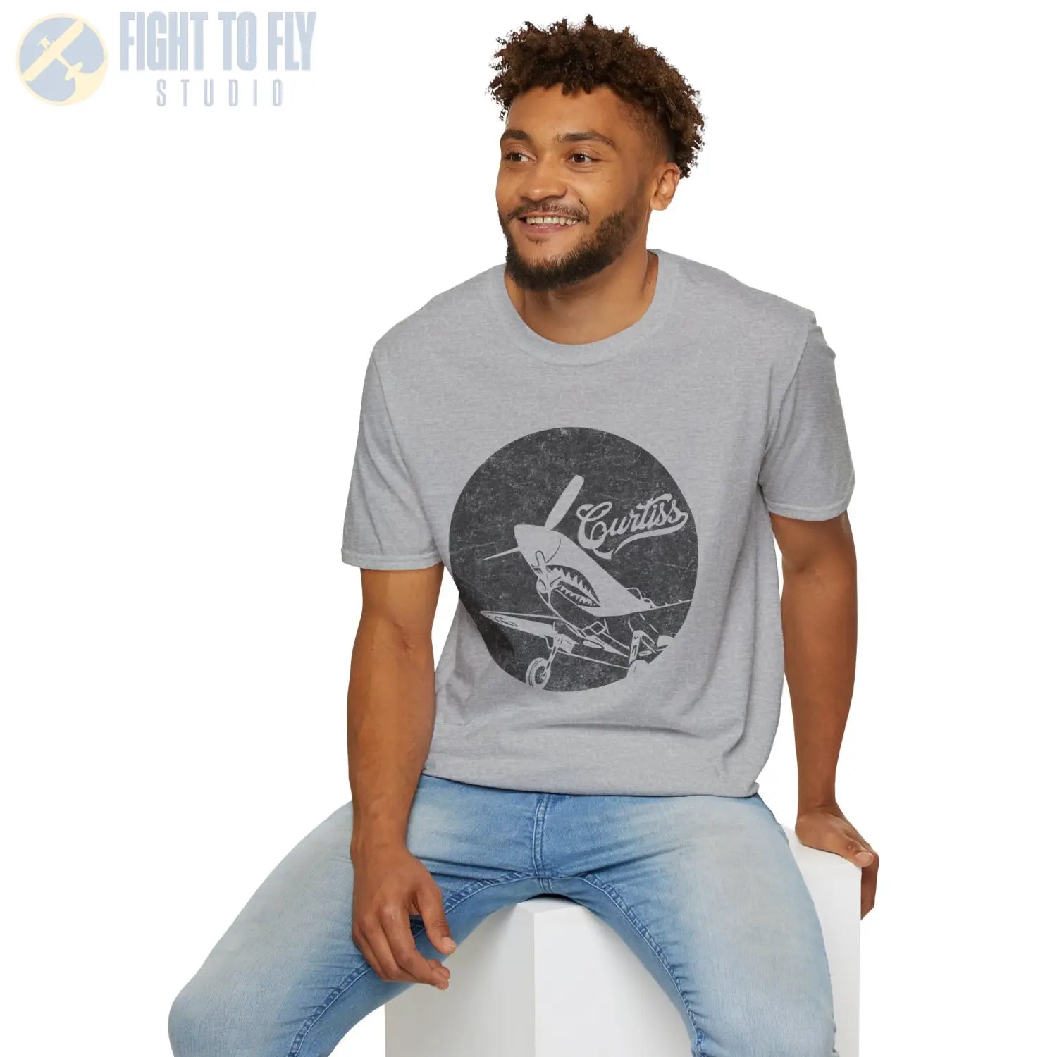 P-40 Warhawk “Curtiss Heritage” WWII T-Shirt - Pilot gifts - warbird t-shirt