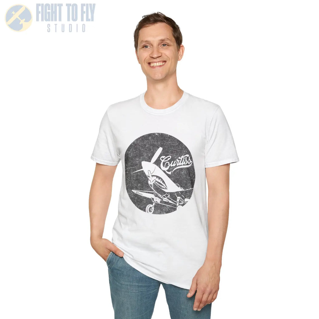 P-40 Warhawk “Curtiss Heritage” WWII T-Shirt - Pilot gifts - warbird t-shirt