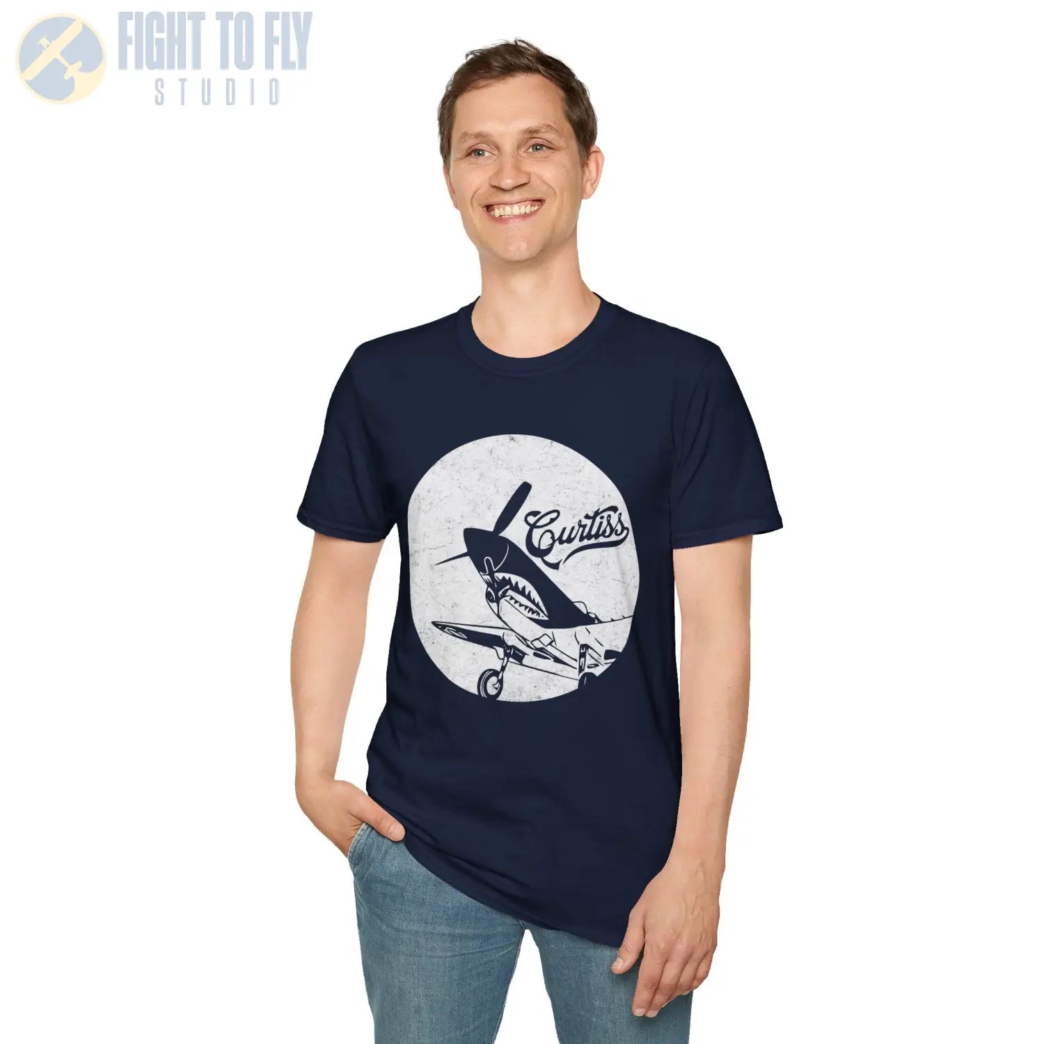 P-40 Warhawk “Curtiss Heritage” WWII T-Shirt - Pilot gifts - warbird t-shirt
