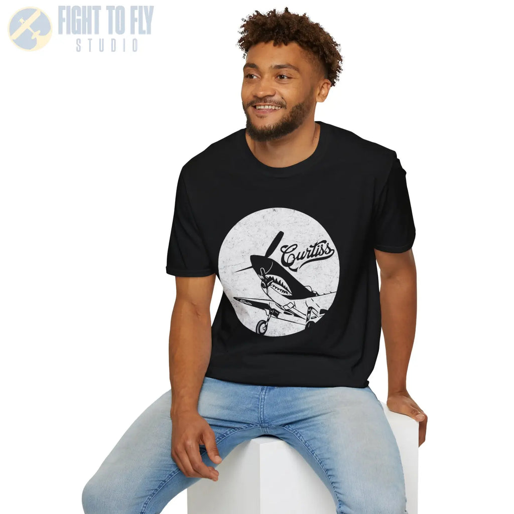 P-40 Warhawk “Curtiss Heritage” WWII T-Shirt - Pilot gifts - warbird t-shirt