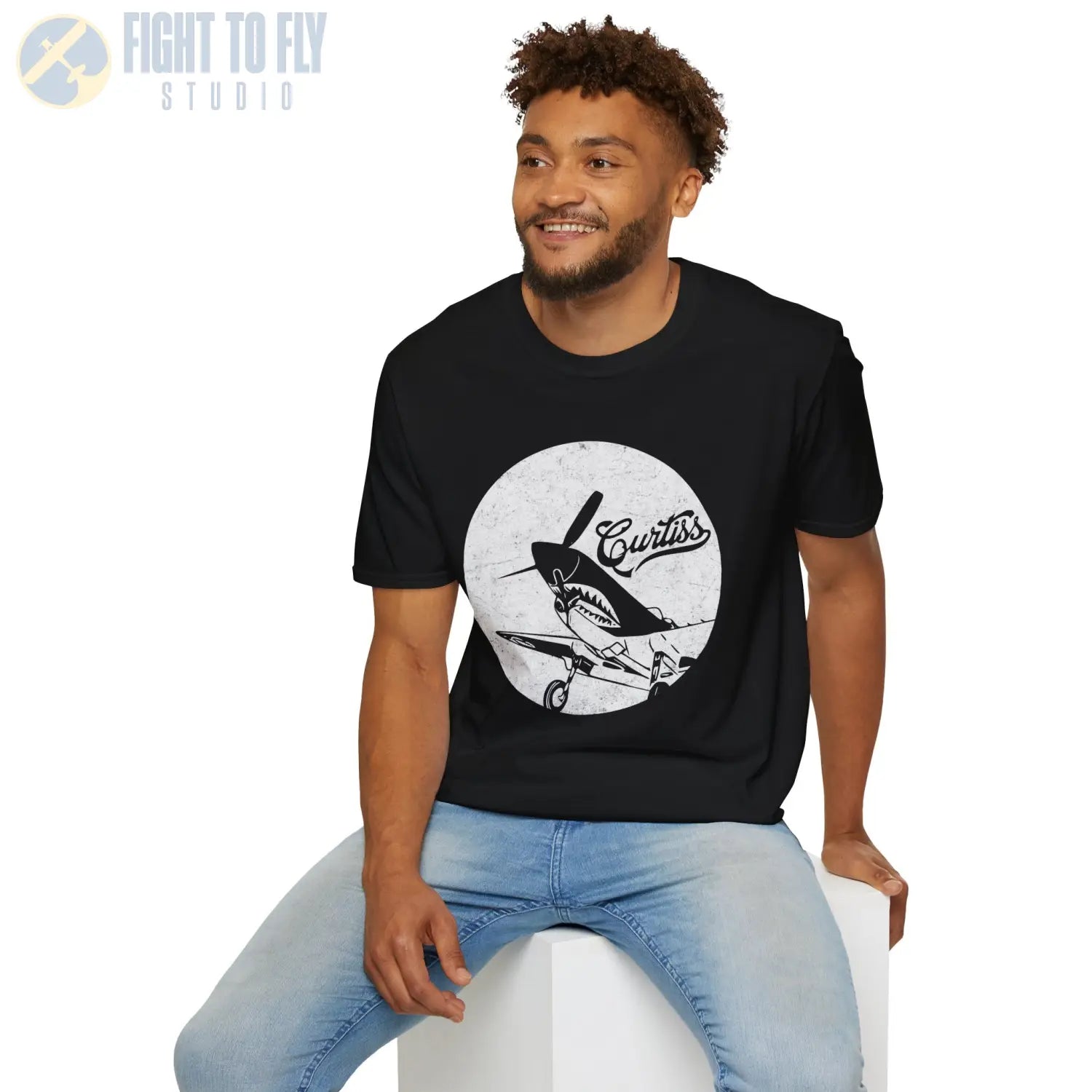 P-40 Warhawk “Curtiss Heritage” WWII T-Shirt - Pilot gifts - warbird t-shirt