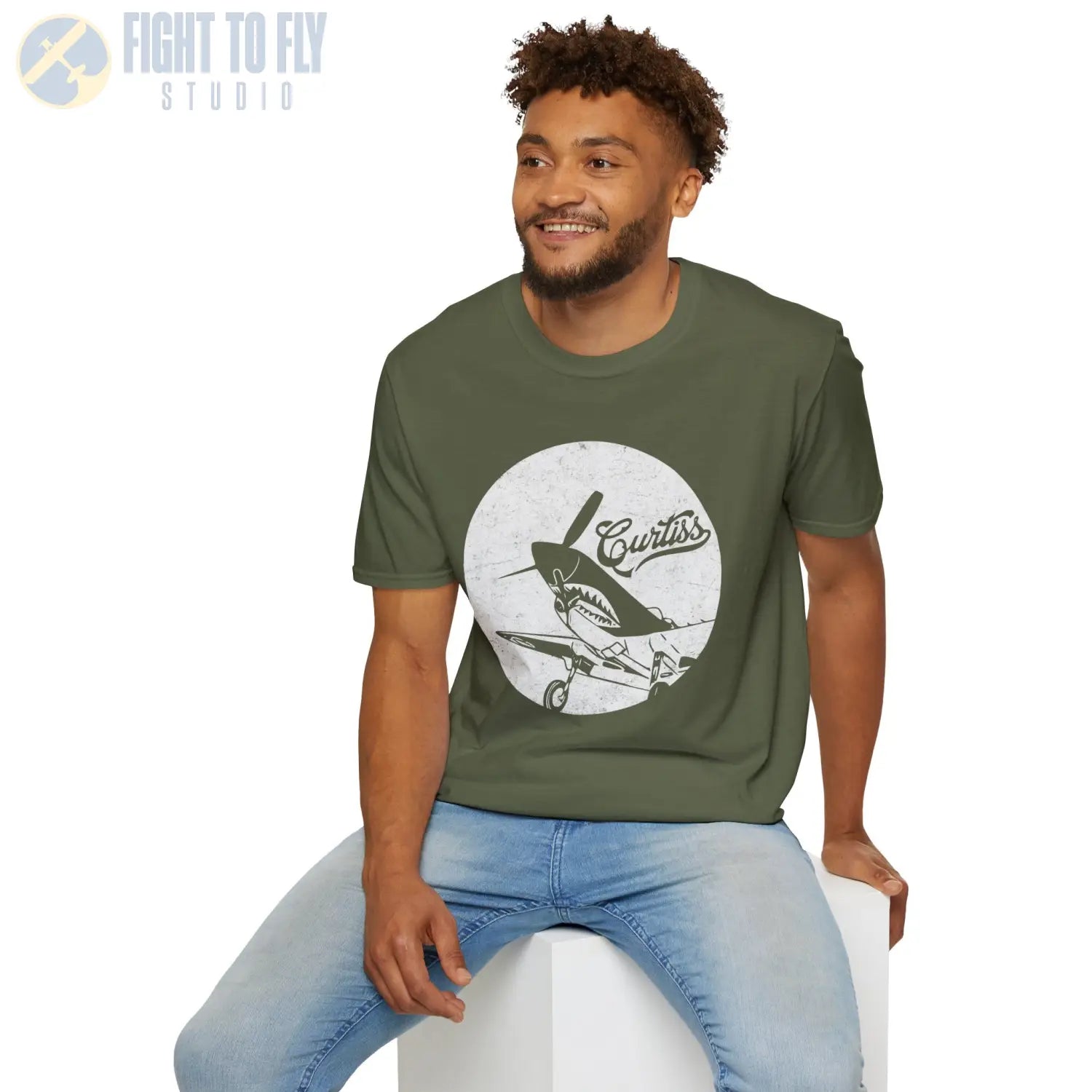 P-40 Warhawk “Curtiss Heritage” WWII T-Shirt - Pilot gifts - warbird t-shirt