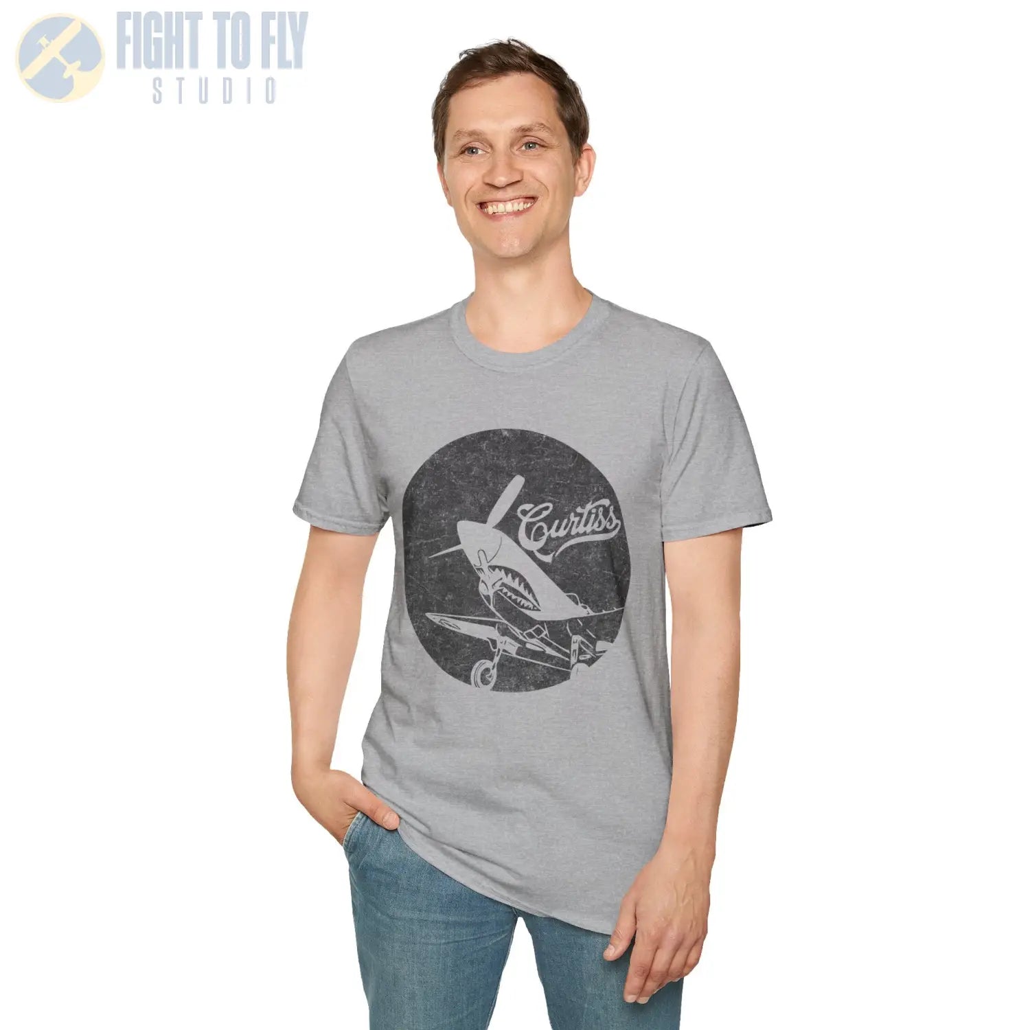 P-40 Warhawk “Curtiss Heritage” WWII T-Shirt - Pilot gifts - warbird t-shirt