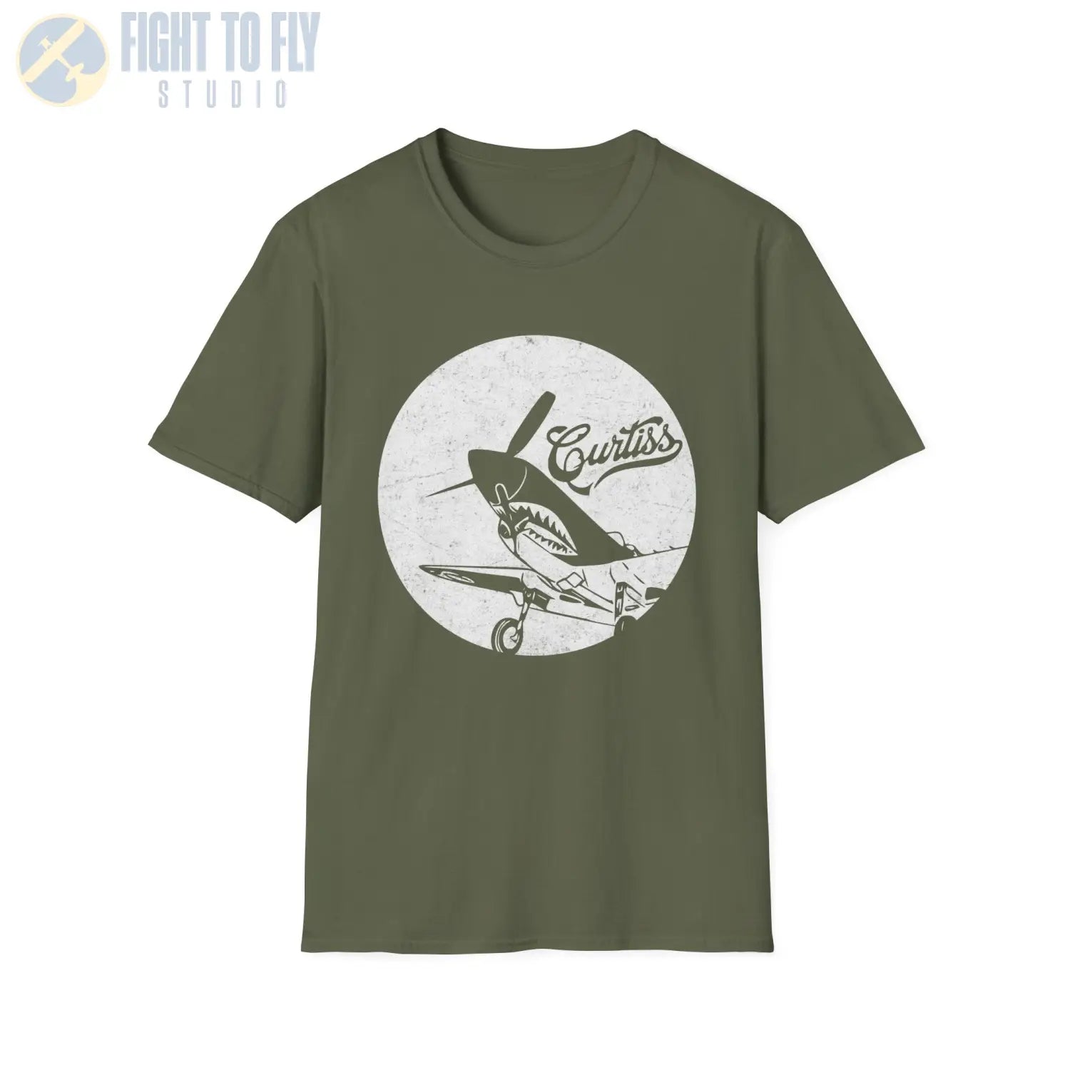 P-40 Warhawk “Curtiss Heritage” WWII T-Shirt - Pilot gifts - warbird t-shirt