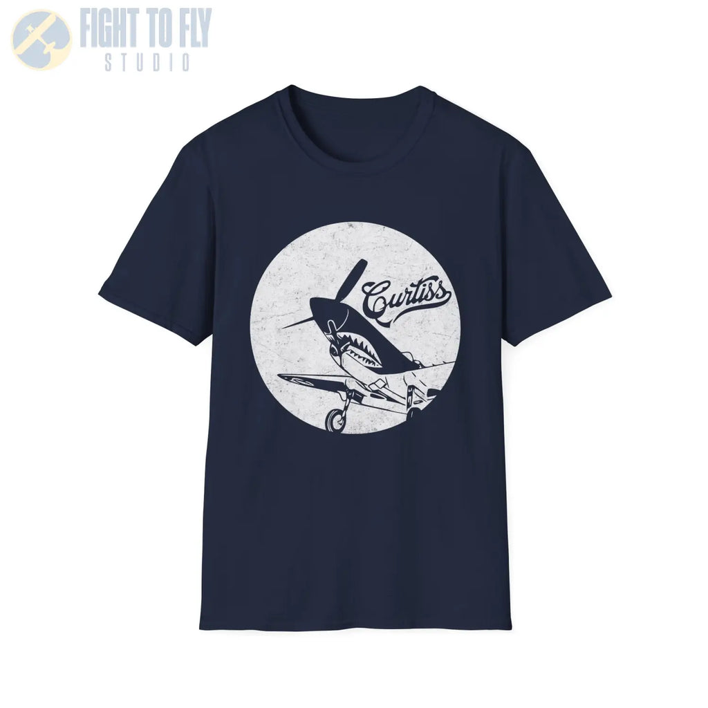 P-40 Warhawk “Curtiss Heritage” WWII T-Shirt - Pilot gifts - warbird t-shirt