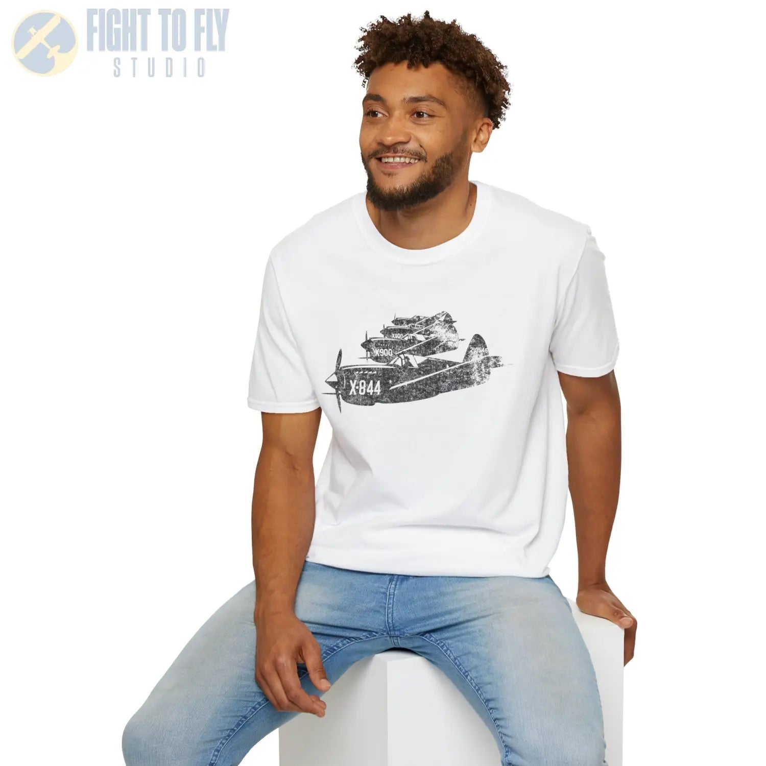 P-40 Warhawk “Formation Flight” WWII T-Shirt - Pilot gifts - warbird t-shirt
