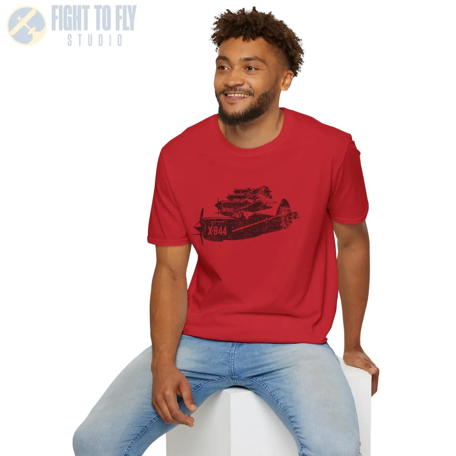 P-40 Warhawk “Formation Flight” WWII T-Shirt - Pilot gifts - warbird t-shirt