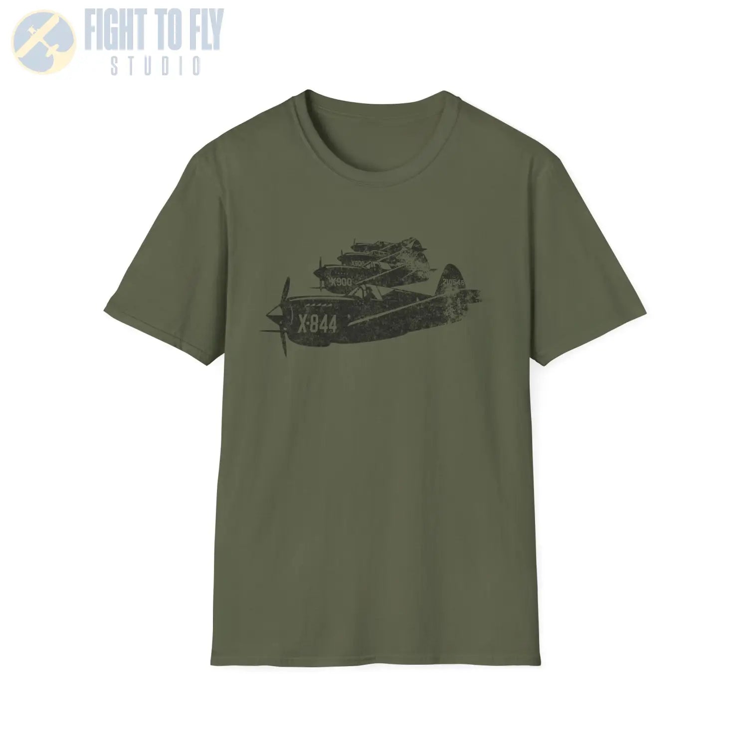 P-40 Warhawk “Formation Flight” WWII T-Shirt - Pilot gifts - warbird t-shirt