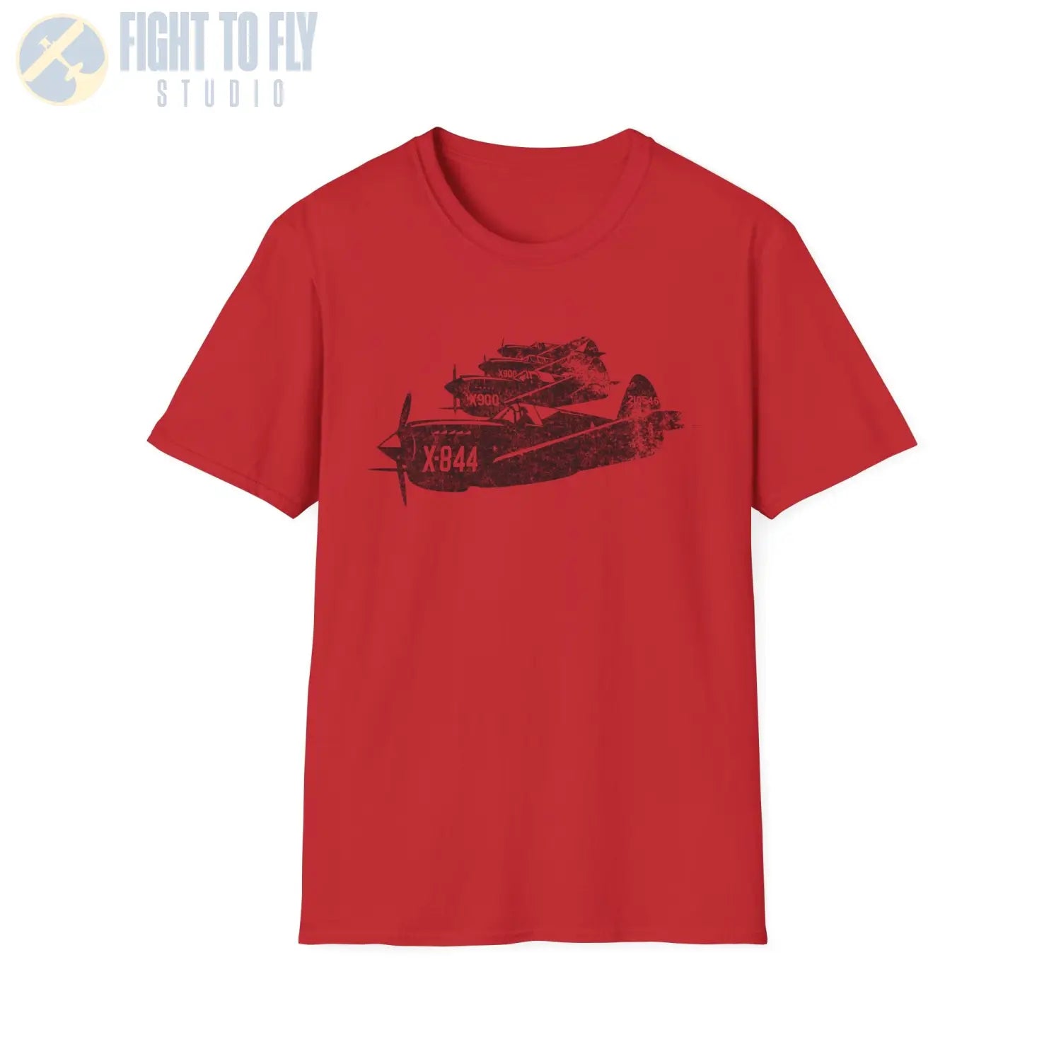 P-40 Warhawk “Formation Flight” WWII T-Shirt - Pilot gifts - warbird t-shirt