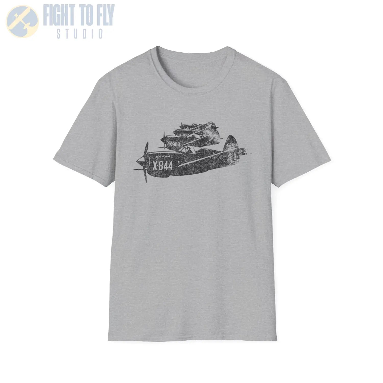 P-40 Warhawk “Formation Flight” WWII T-Shirt - Pilot gifts - warbird t-shirt