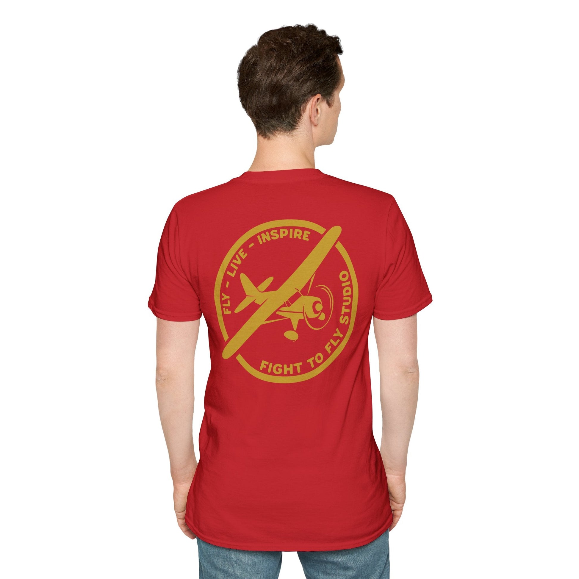 P-40 Warhawk Premium T-Shirt – WWII Fighter Full Graphic Aviation Tee - Pilot gifts - warbird t-shirt