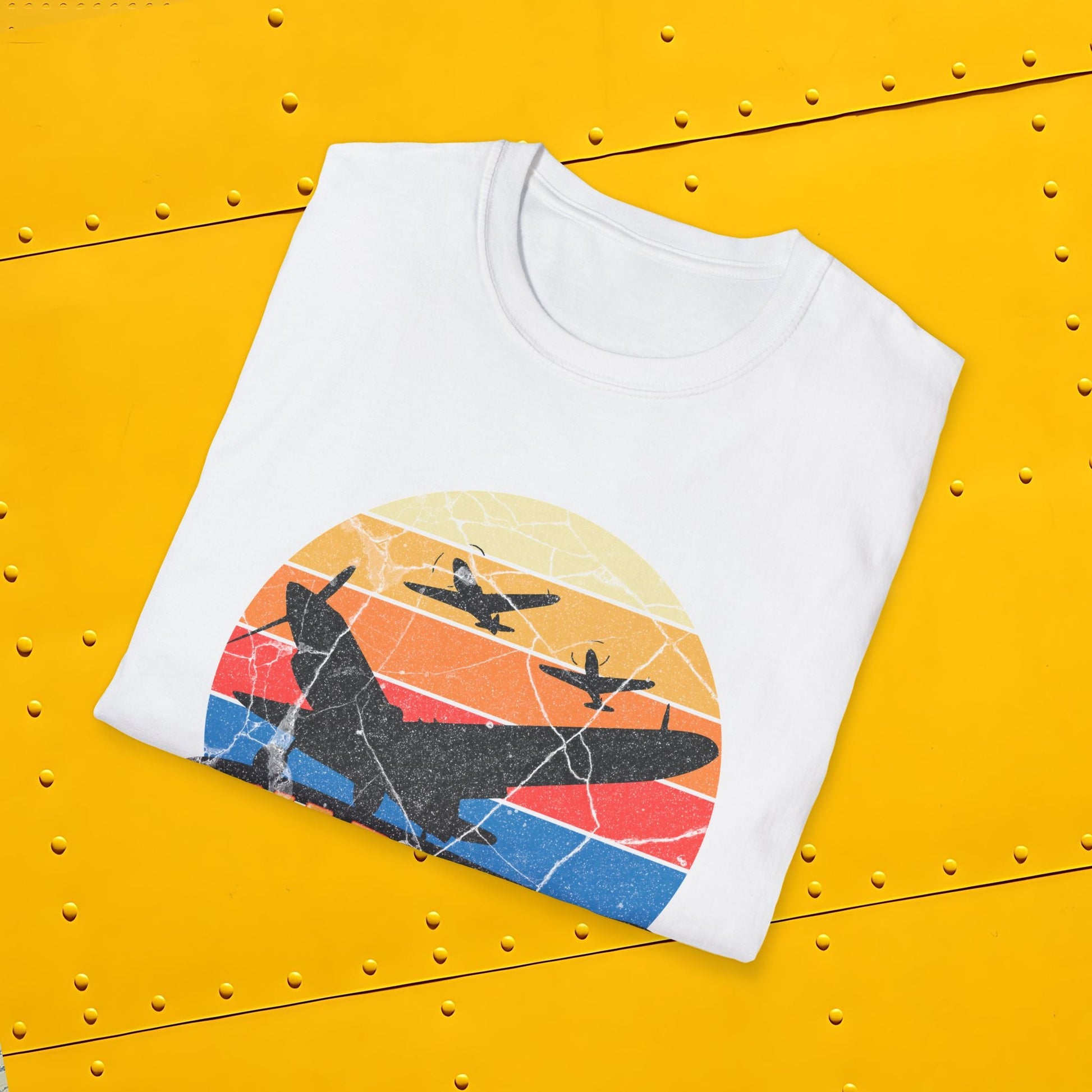 P-40 Warhawk Premium T-Shirt – WWII Fighter Full Graphic Aviation Tee - Pilot gifts - warbird t-shirt