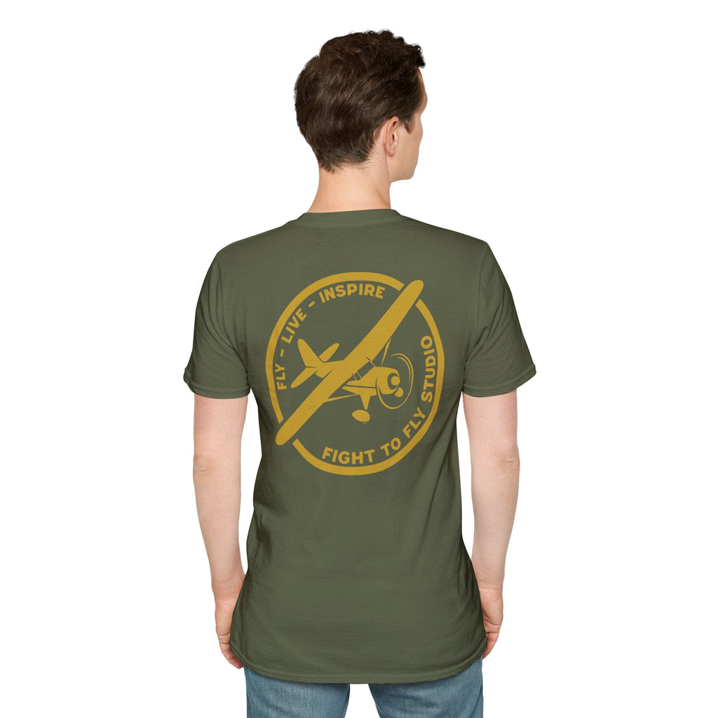 P-40 Warhawk Premium T-Shirt – WWII Fighter Full Graphic Aviation Tee - Pilot gifts - warbird t-shirt