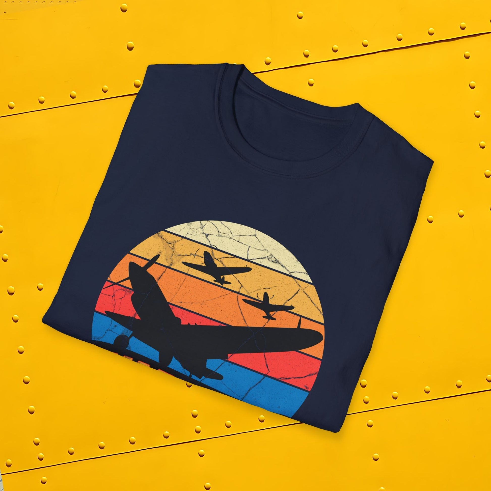 P-40 Warhawk Premium T-Shirt – WWII Fighter Full Graphic Aviation Tee - Pilot gifts - warbird t-shirt