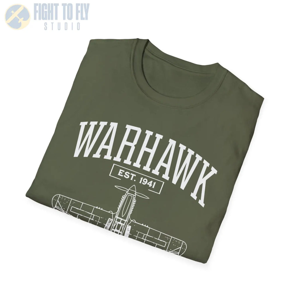 P-40 Warhawk - T-Shirt - Pilot gifts - WWII warbird t-shirt