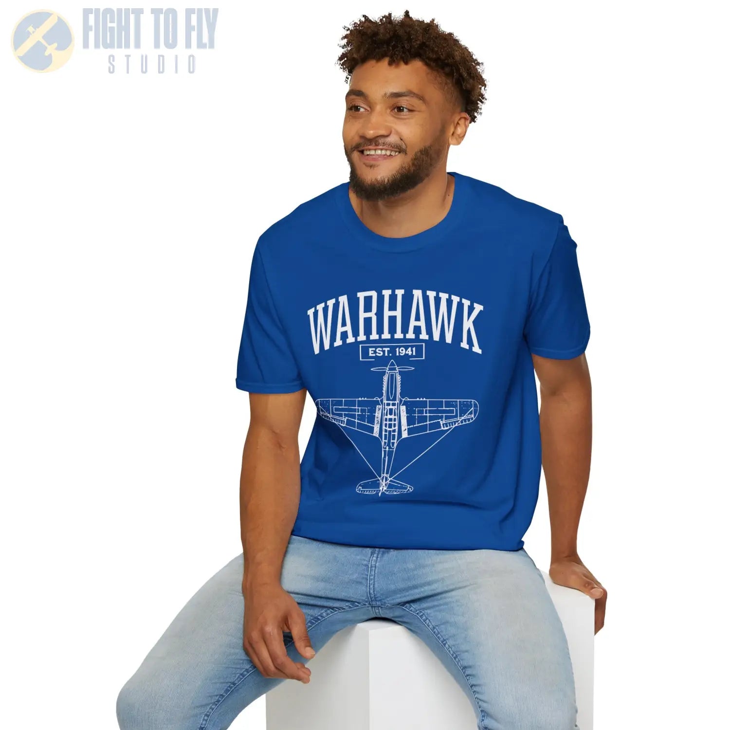P-40 Warhawk - T-Shirt - Pilot gifts - WWII warbird t-shirt