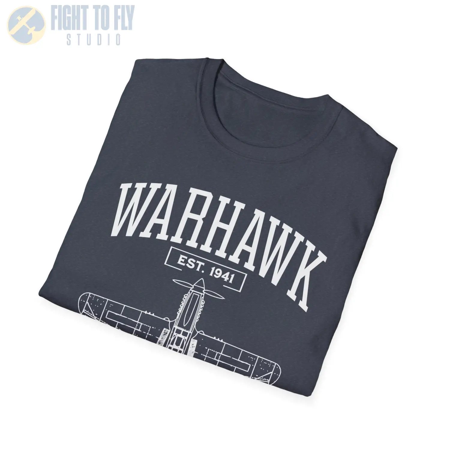 P-40 Warhawk - T-Shirt - Pilot gifts - WWII warbird t-shirt