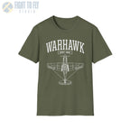 P-40 Warhawk - T-Shirt - Pilot gifts - WWII warbird t-shirt