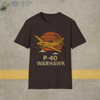 P-40 Warhawk “Retro Heritage” WWII T-Shirt - Pilot gifts - warbird t-shirt