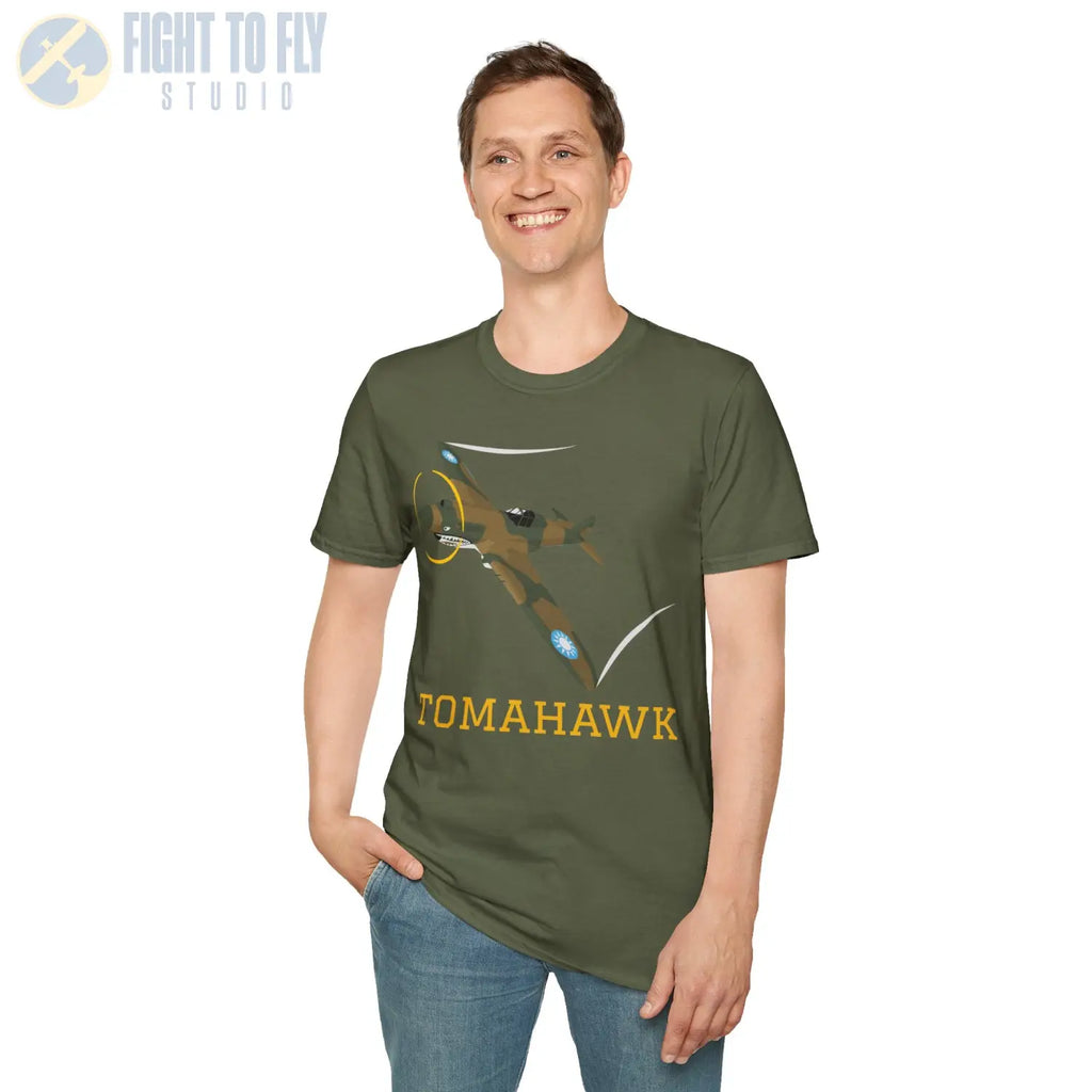 P-40C Tomahawk Premium T-Shirt - Pilot gifts - WWII warbird t-shirt