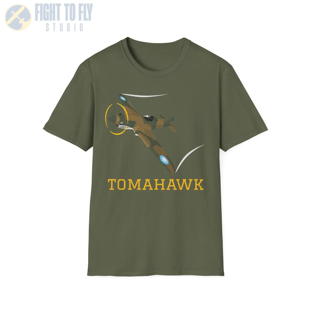 P-40C Tomahawk Premium T-Shirt - Pilot gifts - WWII warbird t-shirt