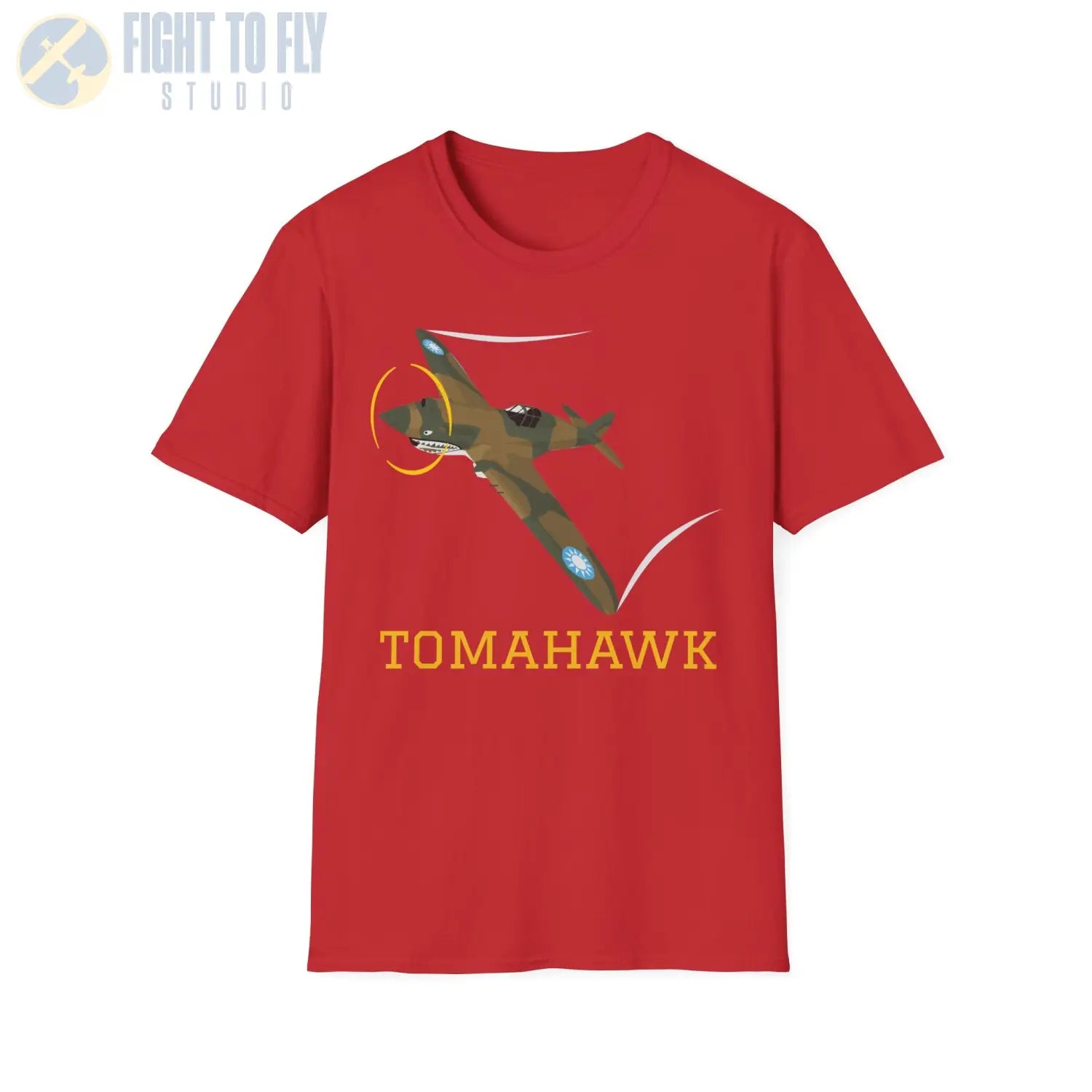 P-40C Tomahawk Premium T-Shirt - Pilot gifts - WWII warbird t-shirt