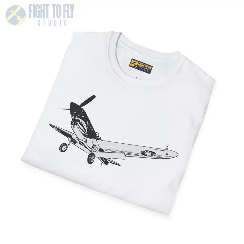 P-40C WWII Flying Ace - T-Shirt - Pilot gifts - warbird t-shirt