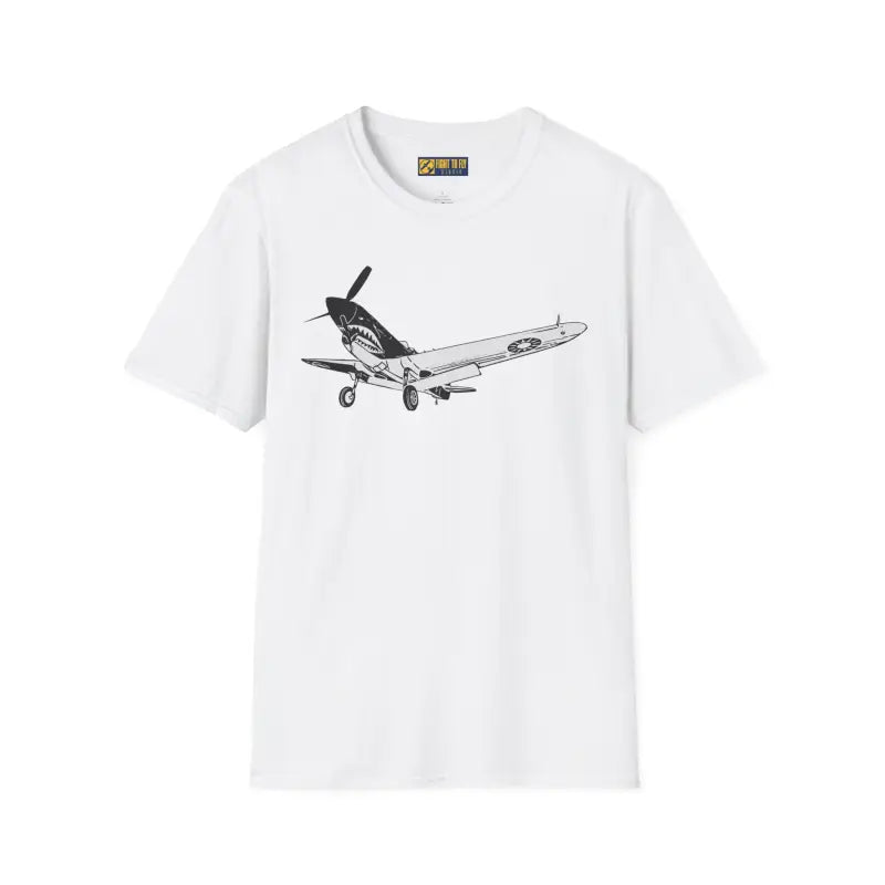 P-40C WWII Flying Ace - T-Shirt - Pilot gifts - warbird t-shirt