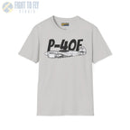 P-40E Side Profile T-Shirt - Pilot gifts - WWII warbird t-shirt