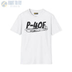 P-40E Side Profile T-Shirt - Pilot gifts - WWII warbird t-shirt