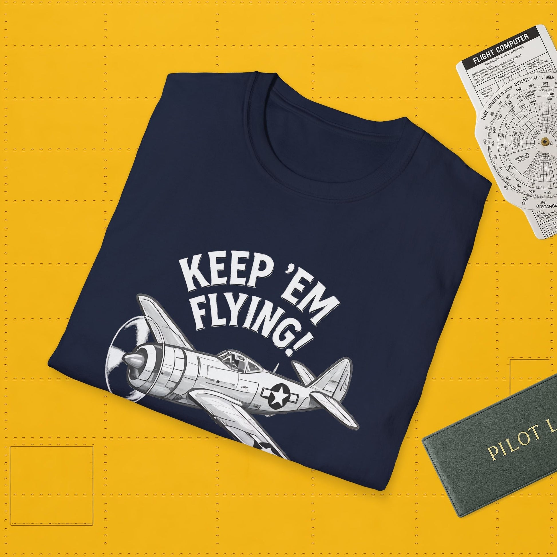P-47 Premium T-Shirt – “Keep ’Em Flying!” WWII Jug Fighter Graphic Tee - Pilot gifts - warbird t-shirt