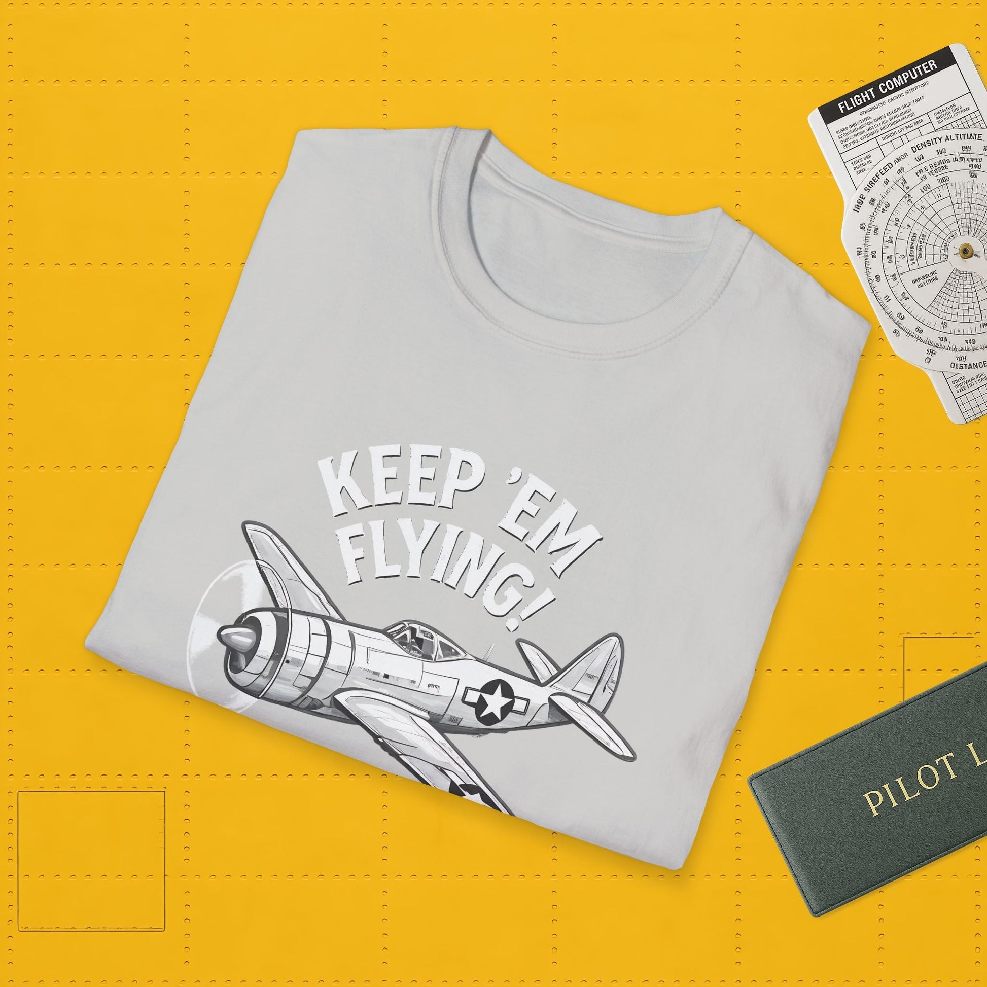 P-47 Premium T-Shirt – “Keep ’Em Flying!” WWII Jug Fighter Graphic Tee - Pilot gifts - warbird t-shirt
