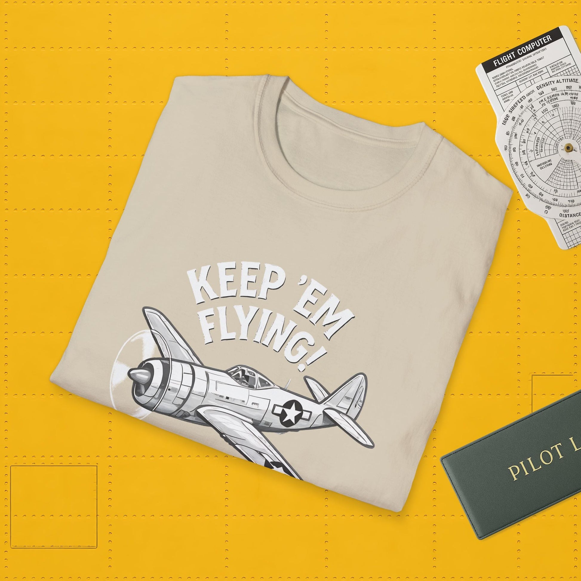 P-47 Premium T-Shirt – “Keep ’Em Flying!” WWII Jug Fighter Graphic Tee - Pilot gifts - warbird t-shirt