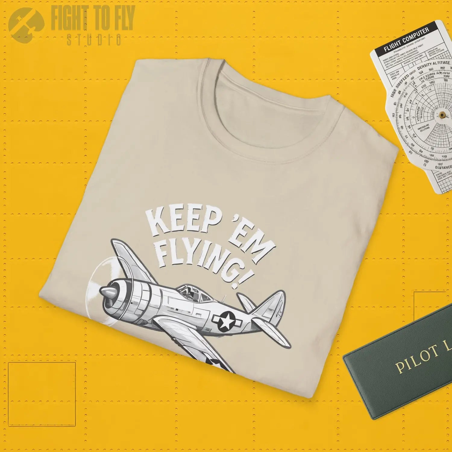 P-47 “Keep ’Em Flying!” - T-Shirt - Pilot gifts - WWII warbird t-shirt