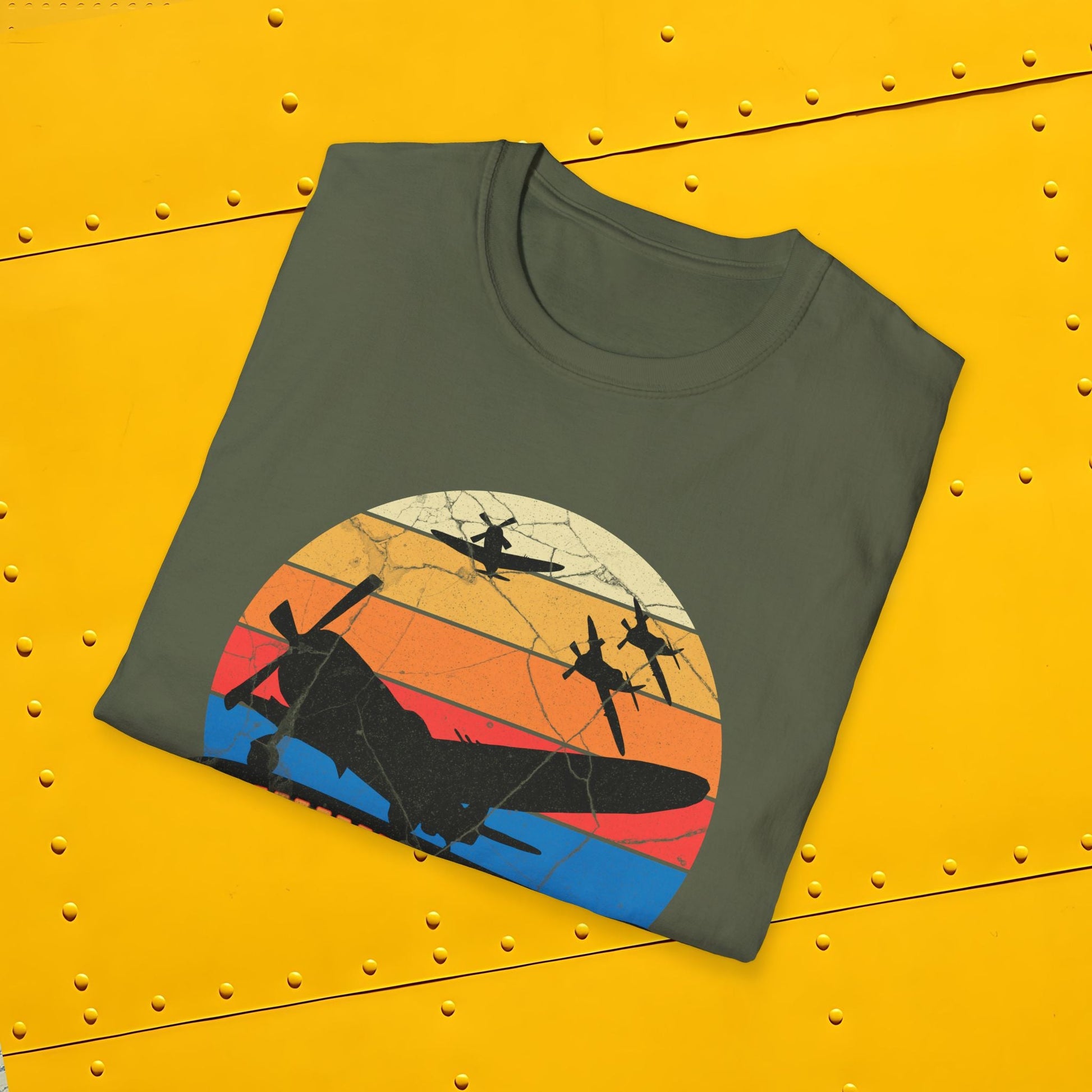 P-47 Premium T-Shirt – WWII Thunderbolt Full Graphic Aviation Tee - Pilot gifts - warbird t-shirt