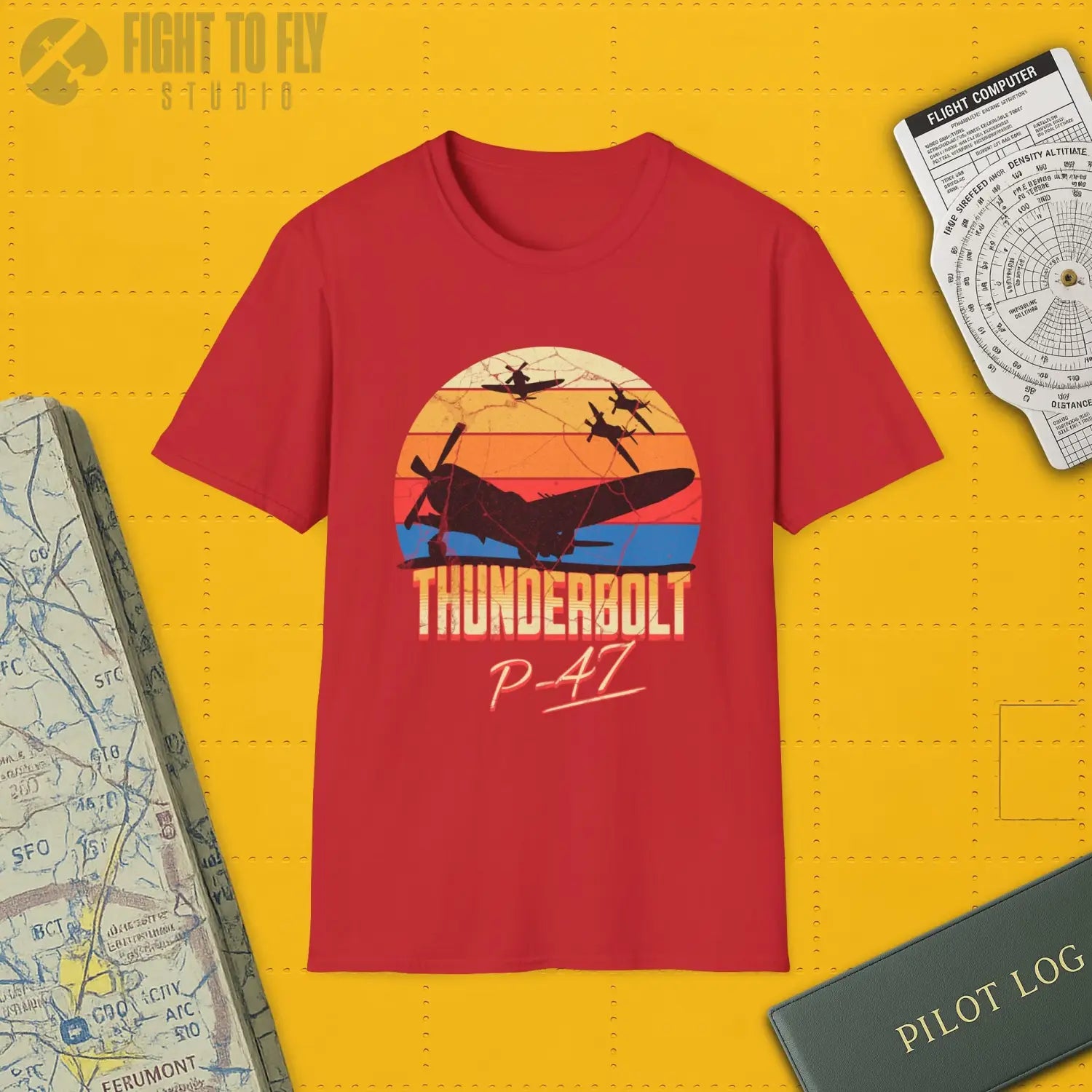 P-47 Premium T-Shirt - Pilot gifts - WWII warbird t-shirt