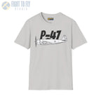 P-47 Thunderbolt Side Profile T-Shirt - Pilot gifts - WWII warbird t-shirt