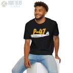 P-47 Thunderbolt Side Profile T-Shirt - Pilot gifts - WWII warbird t-shirt