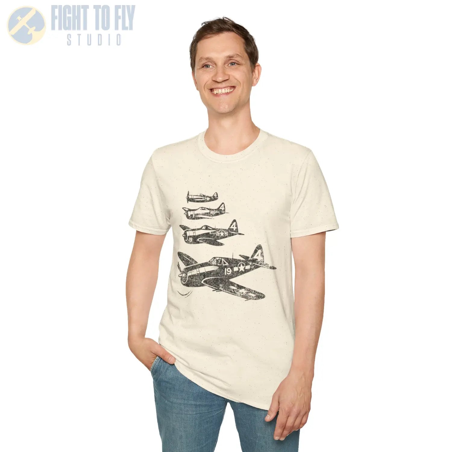 P-47 Thunderbolt “Element of Strength” WWII T-Shirt - Pilot gifts - warbird t-shirt