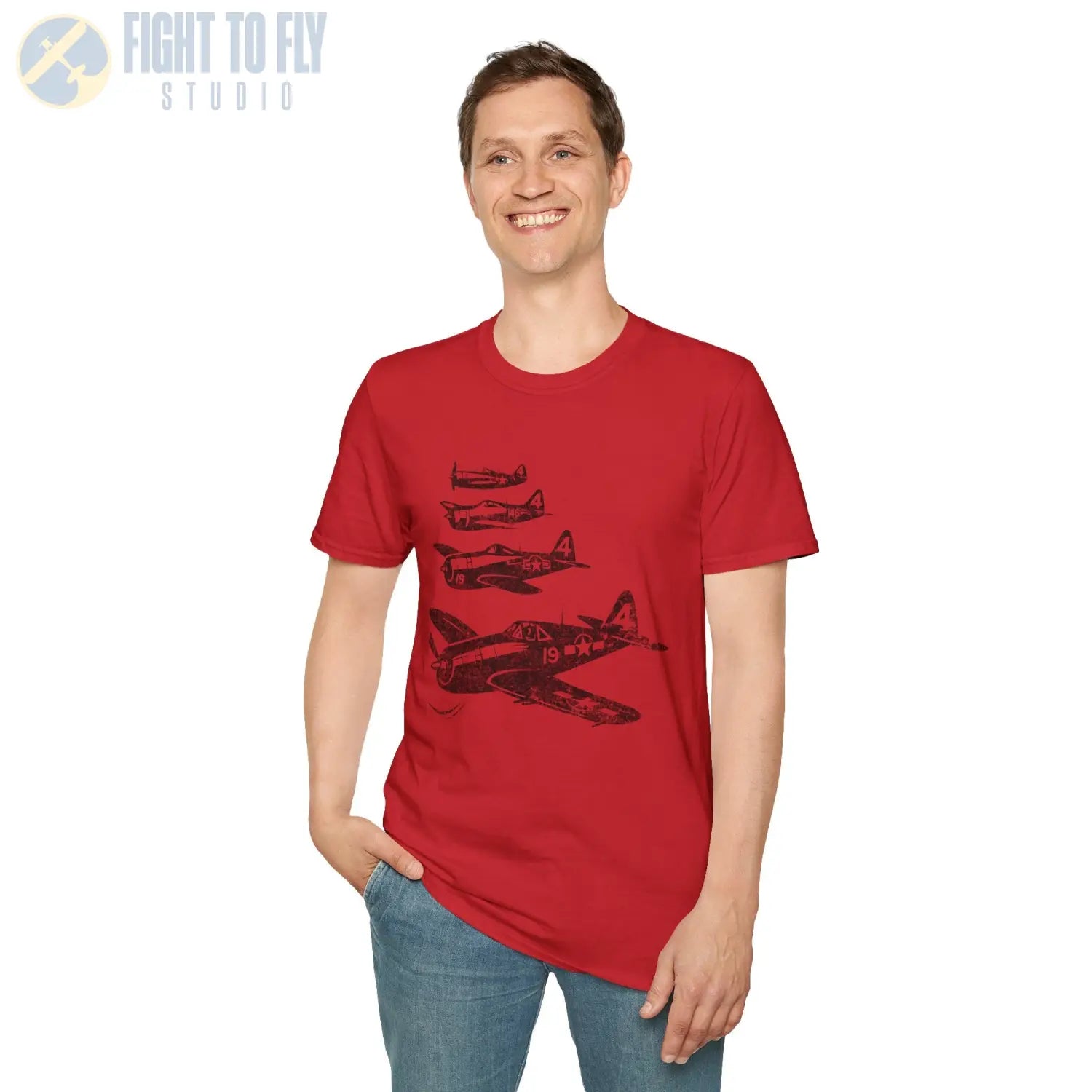 P-47 Thunderbolt “Element of Strength” WWII T-Shirt - Pilot gifts - warbird t-shirt