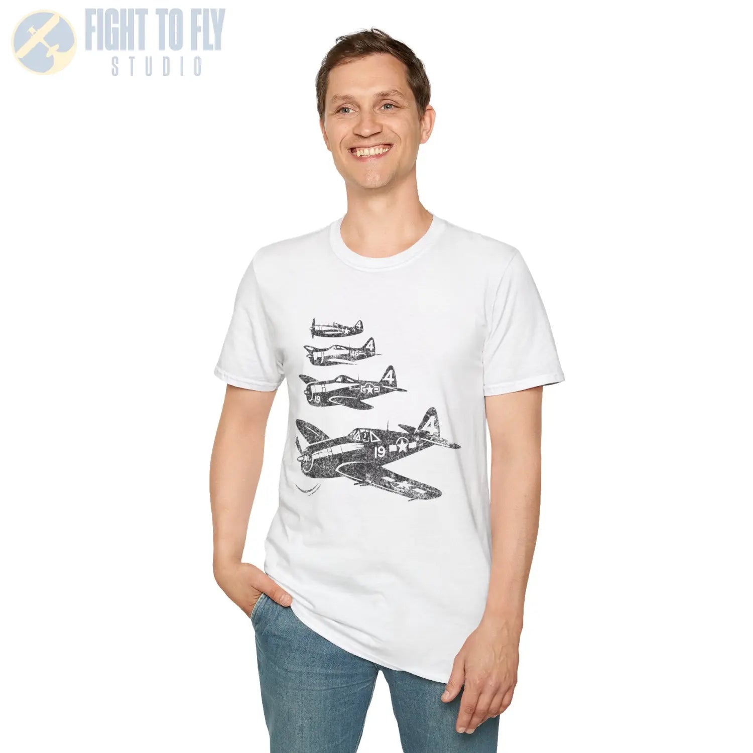 P-47 Thunderbolt “Element of Strength” WWII T-Shirt - Pilot gifts - warbird t-shirt