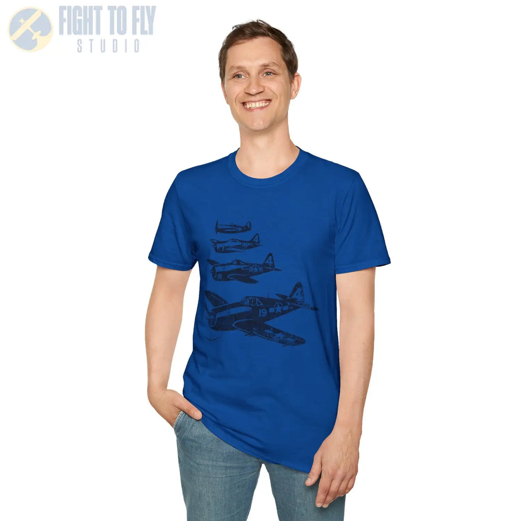 P-47 Thunderbolt “Element of Strength” WWII T-Shirt - Pilot gifts - warbird t-shirt