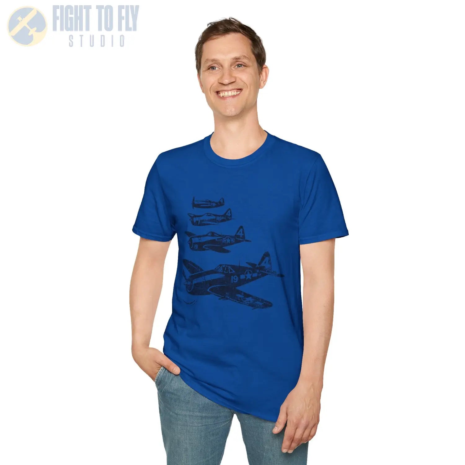 P-47 Thunderbolt “Element of Strength” WWII T-Shirt - Pilot gifts - warbird t-shirt