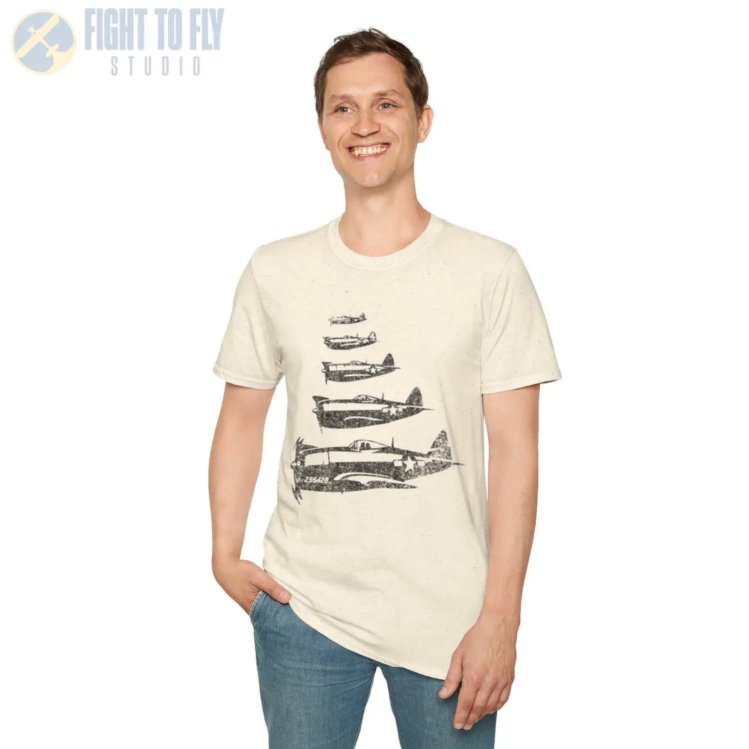 P-47 Thunderbolt “Formation Flight” WWII T-Shirt - Pilot gifts - warbird t-shirt