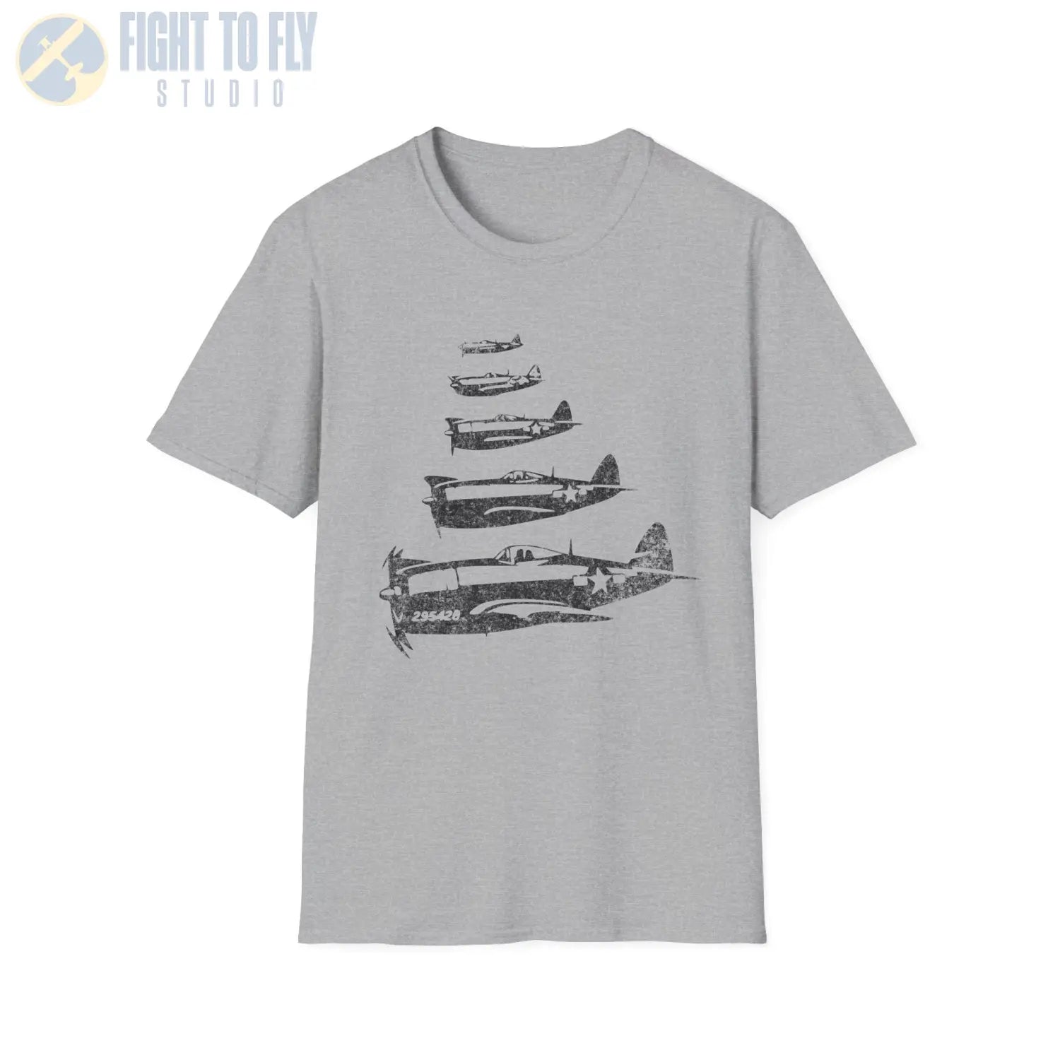 P-47 Thunderbolt “Formation Flight” WWII T-Shirt - Pilot gifts - warbird t-shirt