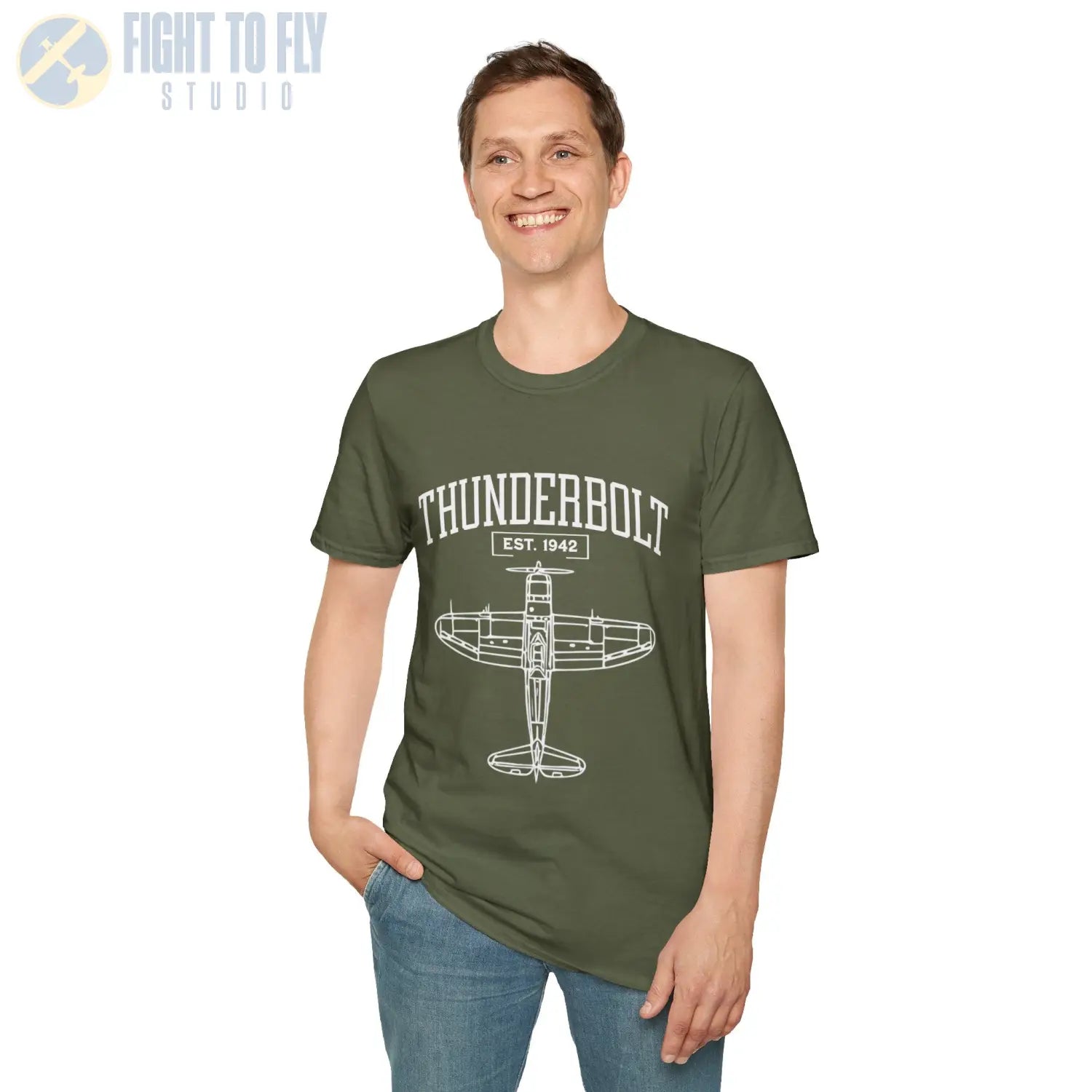 P-47 Thunderbolt - T-Shirt - Pilot gifts - WWII warbird t-shirt