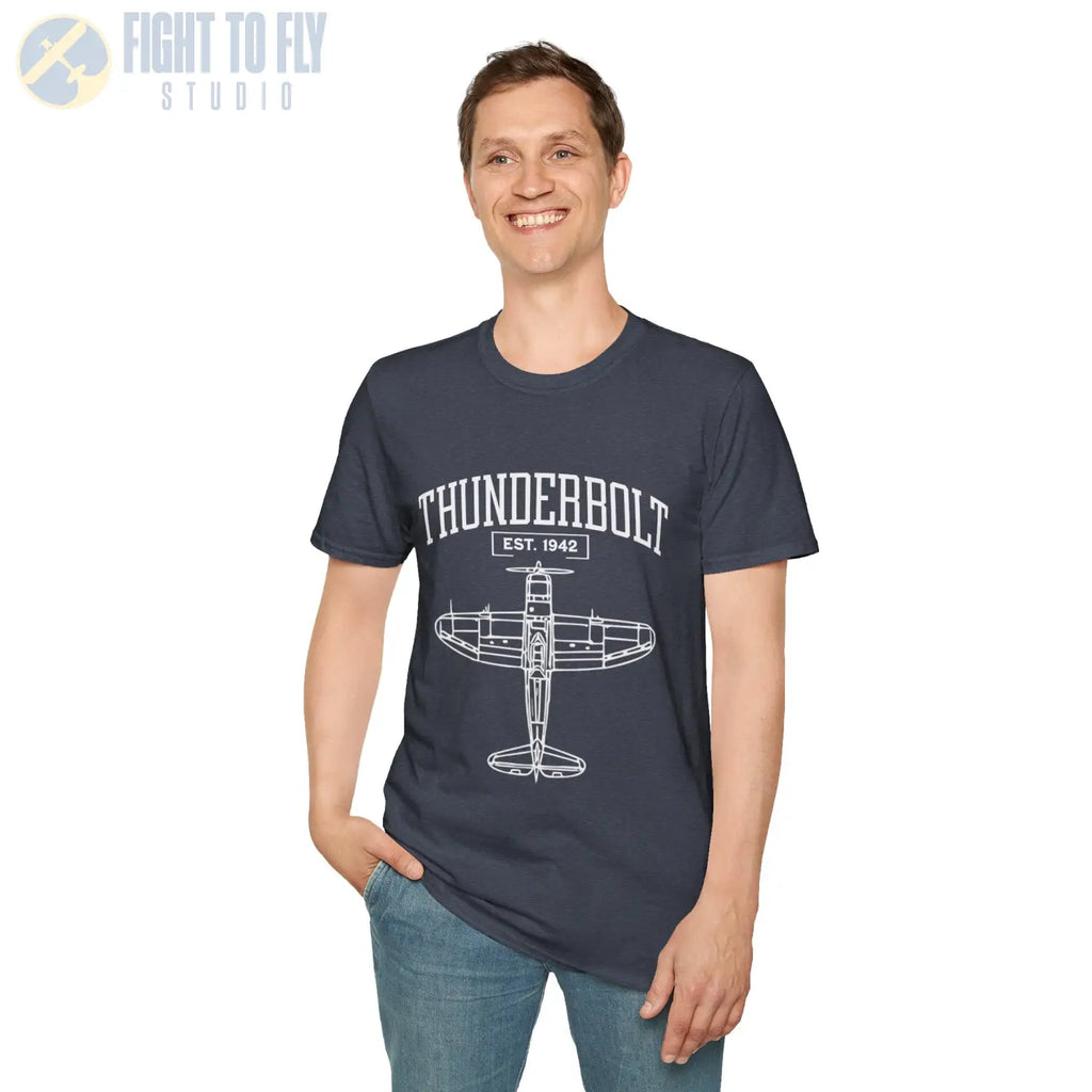 P-47 Thunderbolt - T-Shirt - Pilot gifts - WWII warbird t-shirt