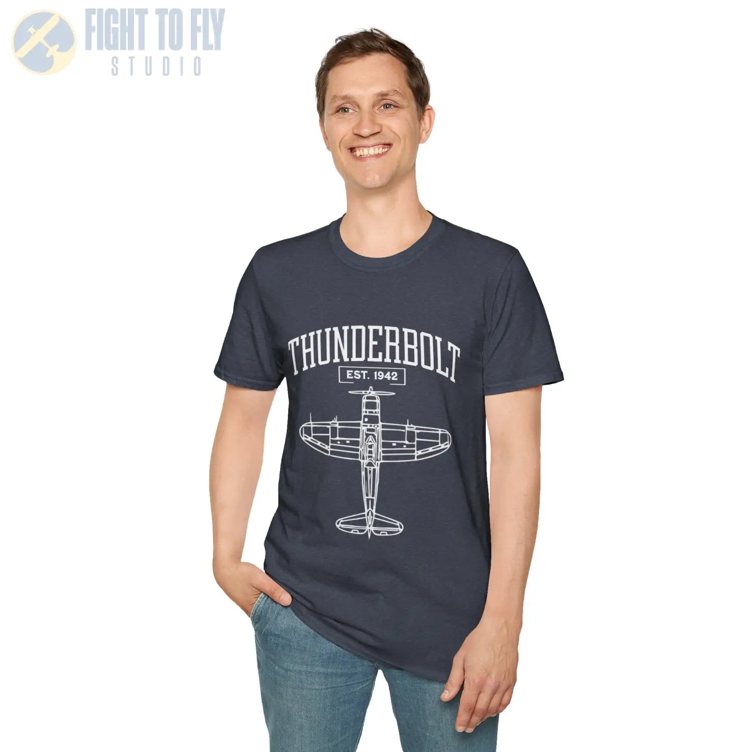 P-47 Thunderbolt - T-Shirt - Pilot gifts - WWII warbird t-shirt