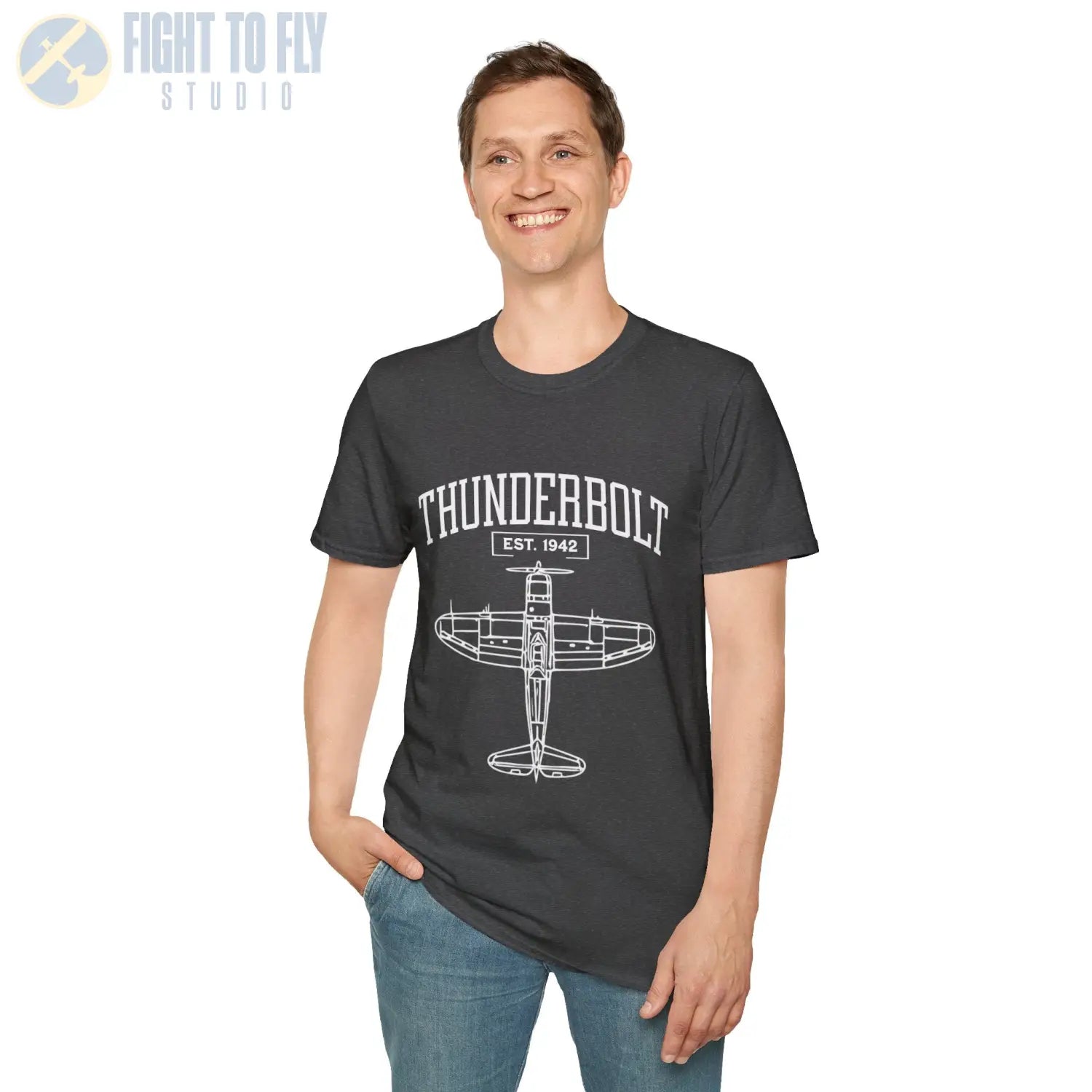 P-47 Thunderbolt - T-Shirt - Pilot gifts - WWII warbird t-shirt