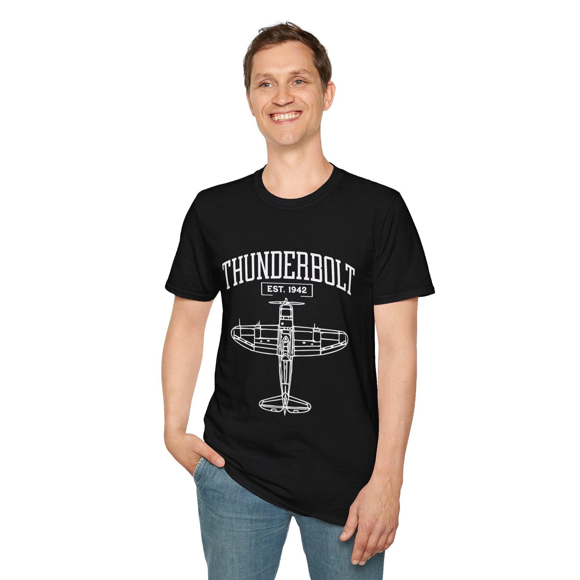 P 47 Thunderbolt Premium WWII T Shirt Pilot gifts warbird t shirt